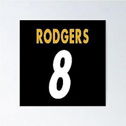 Aaron Rodgers Steelers Poster