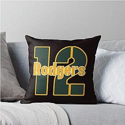 Aaron Rodgers Throw Pillow