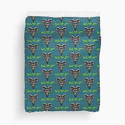 Aaron Rodgers MVP Angry Goat Duvet Cover