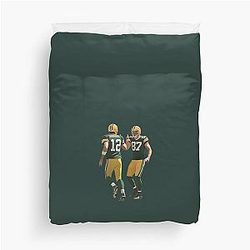 Aaron Rodgers Jordy Nelson Duvet Cover