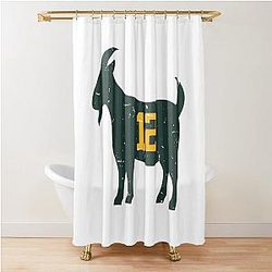 Aaron Rodgers T-Shirt Goat 12 vintage Shower Curtain