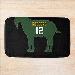 Aaron Rodgers GOAT Bath Mat