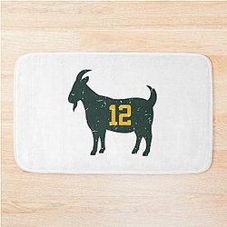 Aaron Rodgers T-Shirt Goats 12 vintage Bath Mat