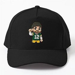 Aaron Rodgers Packers NFL Chibi Sticker Baseball Cap