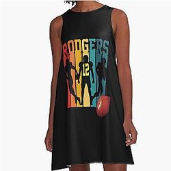 Aaron Rodgers MVP  A-Line Dress