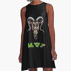 Aaron Rodgers MVP goat A-line dress