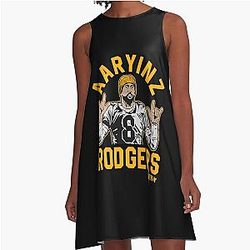 Steelers Aaron Rodgers A-line Dress