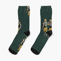 Aaron Rodgers Jordy Nelson Socks
