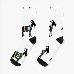 Aaron Rodgers GOAT Socks