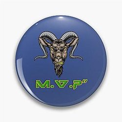 Aaron Rodgers MVP Angry Goat Pin