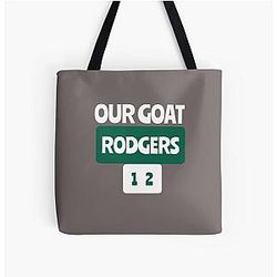 Aaron Rodgers MVP Our Goat 12 Shirt All Over Print Tote Bag