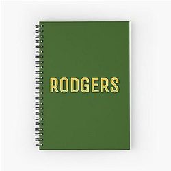 Aaron Rodgers Spiral Notebook