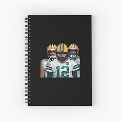 Aaron Rodgers Packers iPhone Spiral Notebook