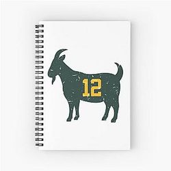 Aaron Rodgers T-ShirtGoat Spiral Notebook