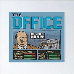 Aaron Rodgers Office Poster