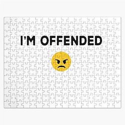 I Am Offended White Version 2021 Jared Aaron Rodgers Official Jigsaw Puzzle