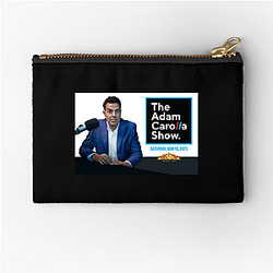 Celebrity Guests Adam Carolla Show Zipper Pouches