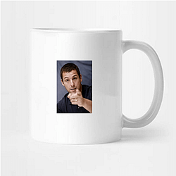 Adam Sandler has starred in many comedy films Adam Sandler Mugs