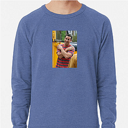 Adam Sandler's hit films include Happy Gilmore and The Waterboy Adam Sandler Sweatshirts