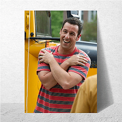 Adam Sandler's hit films include Happy Gilmore and The Waterboy Adam Sandler Posters