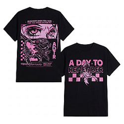 Pink Anime Scorpion Tour LA 0805 A Day to Remember T-Shirts