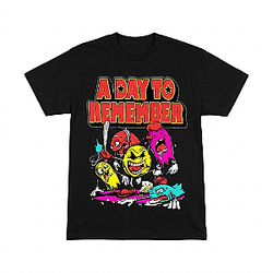 Zombie Pacman Cartoon LA 1305 A Day to Remember T-Shirts