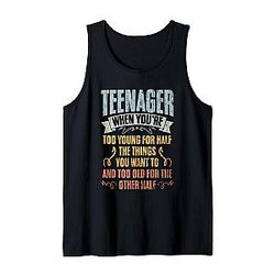 Vintage Adolescent Teenager Life Tank Top