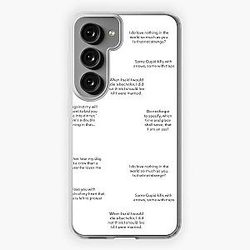 Much Ado About Nothing Quotes Samsung Galaxy Soft Case