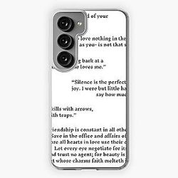 Much Ado About Nothing Quotes Pack Samsung Galaxy Soft Case