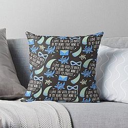 i love you with so much of my heart that none is left to protest - much ado about nothing pattern Throw Pillow