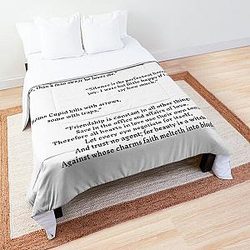 Much Ado About Nothing Quotes Pack Comforter