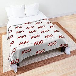 Ado name. Personalized gift for birthday your friend.  Comforter