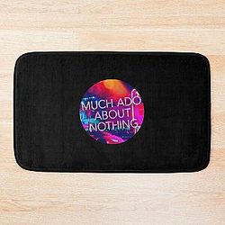 Much Ado About Nothing (Circle) Bath Mat