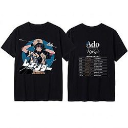 ADO World Tour 2025 Short Sleeve Fan NTMD1206 Ado T-Shirts