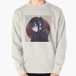 Glitchy Ado Pullover Sweatshirt