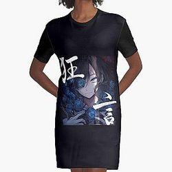 Ado Album Cover   	 Graphic T-Shirt Dress