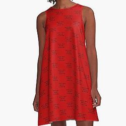 Much Ado About Nothing T-Shirt A-Line Dress