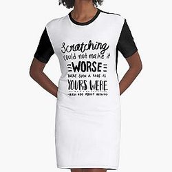 Much Ado About Nothing Insult Shakespeare Graphic T-Shirt Dress
