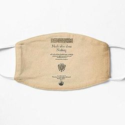 Shakespeare's Much Ado About Nothing Front Piece Flat Mask