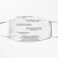 Much Ado About Nothing Quotes Pack Flat Mask