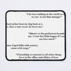 Much Ado About Nothing Quotes Pack Mouse Pad