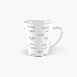 Much Ado About Nothing Quotes Tall Mug