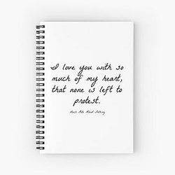 Much Ado Love Spiral Notebook