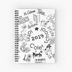 ado maitresse 6k Spiral Notebook
