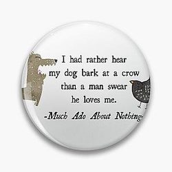 Much Ado About Beatrice Pin