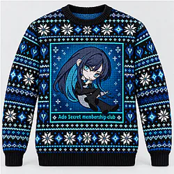 Ado Secret Membership Club Chibi Ugly Christmas Sweater NTT1410 Ado Ugly Christmas Sweater
