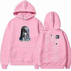 Ado Hibana Blue Rose Graffiti Hoodie NTT1410 Ado Hoodies