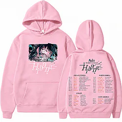 Ado Blue Rose Floral Graphic Hoodie NTT1410 Ado Hoodies