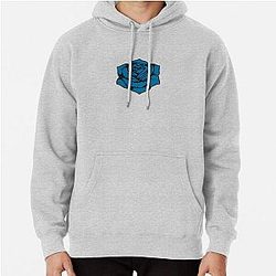 Ado Blue Rose Pullover Hoodie
