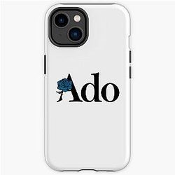 Ado Text Blue Rose Logo iPhone Tough Case